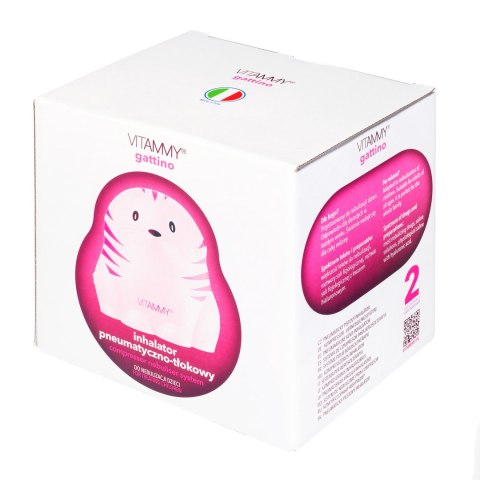 VITAMMY GATTINO A1503 PINK Inhalator dla dzieci w wesołym kształcie kotka