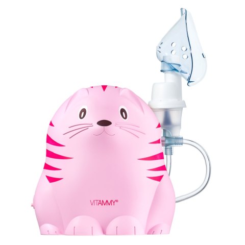 VITAMMY GATTINO A1503 PINK Inhalator dla dzieci w wesołym kształcie kotka