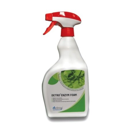 DETRO ENZYM FOAM 1 l Pianka enzymatyczna do wstępnego mycia narzędzi i endoskopów