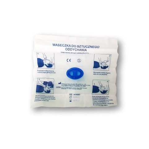 Maska-ustnik do resuscytacji metodą usta-usta, jednorazowa, z zaworem