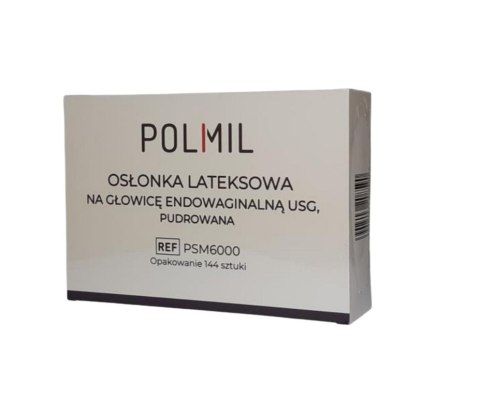 POLMIL Osłonka do sond endowaginalnych USG, pudrowana, lateksowa 144 szt.