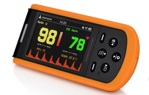 CREATIVE MEDICAL SP-20 Profesjonalny pulsoksymetr ze stacją dokująco ładującą