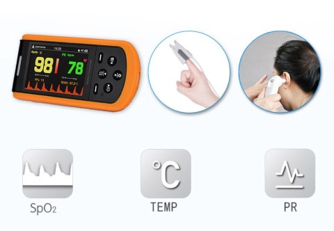 CREATIVE MEDICAL SP-20 Profesjonalny pulsoksymetr ze stacją dokująco ładującą