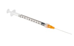 SOL-M 1 ml Strzykawka z końcówką Luer Slip, z wymienną igłą, 100 szt.