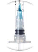 SOL-CARE 10 ml Luer Lock Strzykawka bezpieczna, skalowana co 0,2 ml, 100 szt.