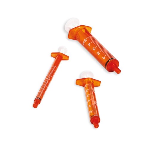 SOL-M 3 ml Strzykawka doustna bursztynowa do leków światłoczułych, 100 szt.