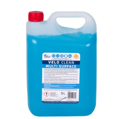 VELO CLEAN MULTI SURFACE 5 l Koncentrat do mycia wszelkich powierzchni zmywalnych