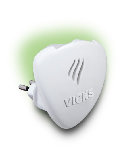 VICKS VH1700EEMEAV1 NEW Dyfuzor olejków do kontaktu z 2 wkładkami mentolowymi