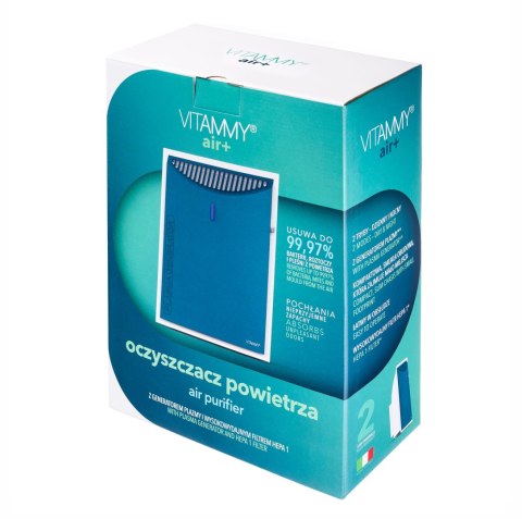 VITAMMY AIR+ PA600 Oczyszczacz powietrza, filtr węglowy, jonizacja, plazma