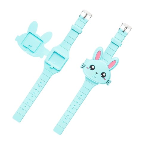 VITAMMY SMILE WATCH TURKUSOWY Zegarek dla dzieci, silikonowy, z kalendarzem i godziną