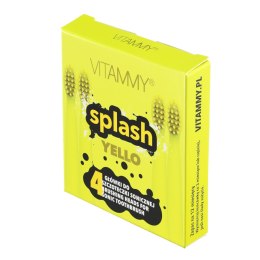VITAMMY SPLASH YELLO Końcówki do szczoteczki sonicznej, kolor żółty, 4 szt.