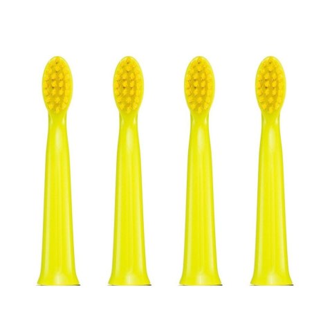 VITAMMY SPLASH YELLO Końcówki do szczoteczki sonicznej, kolor żółty, 4 szt.