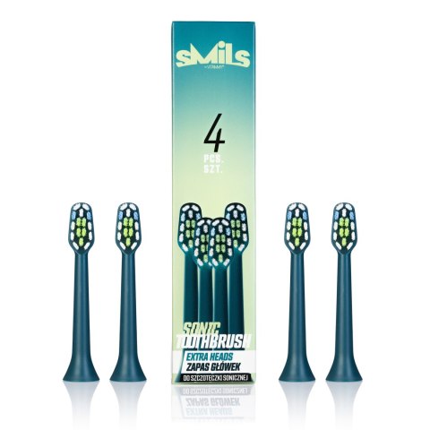 VITAMMY SMILS MIX 2 CIEMNE Końcówki do szczoteczki sonicznej, różne kolory, 4 szt.