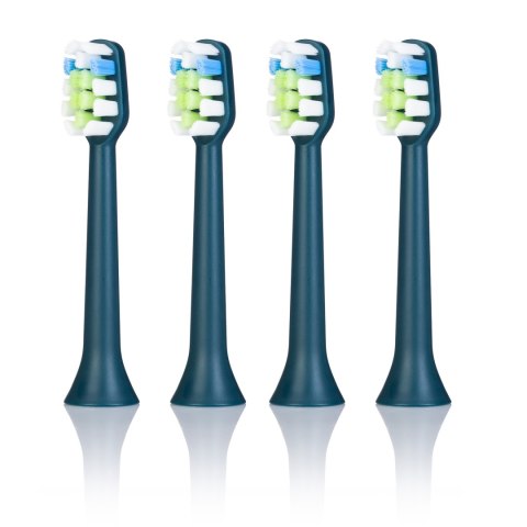 VITAMMY SMILS MIX 2 CIEMNE Końcówki do szczoteczki sonicznej, różne kolory, 4 szt.