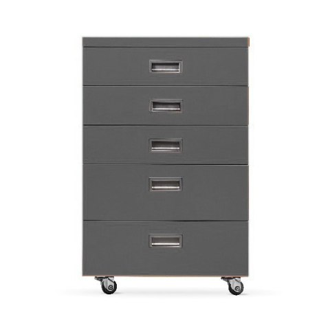 UBM AS-5 Szafka stomatologiczna, pięcioszufladowa, z blatem szklanym