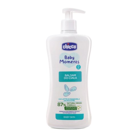 CHICCO BABY MOMENTS 0M+ 500 ml Balsam do ciała dla niemowląt, migdałowy