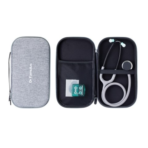 DR FAMULUS Etui na stetoskop, sztywne, uniwersalne, czarne