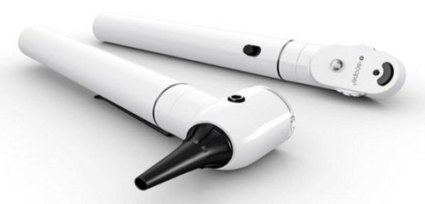 RIESTER E-SCOPE 2130-203 Otoskop/Oftalmoskop LED 3,7 V, biały, zestaw w futerale