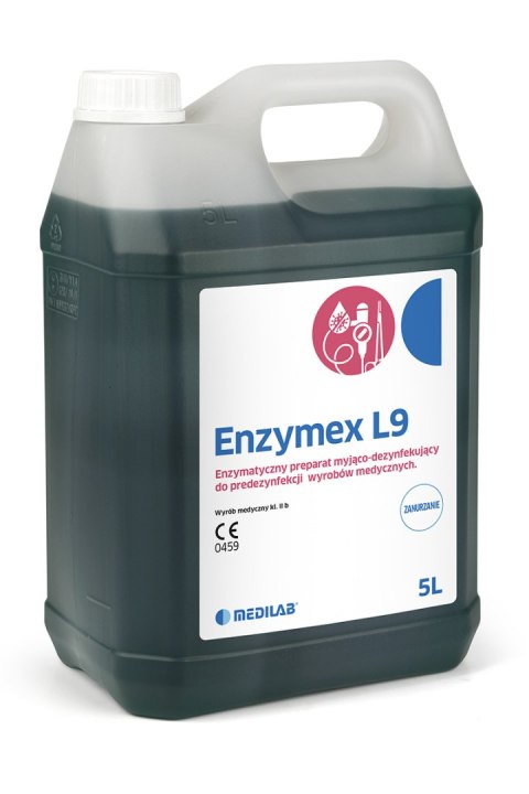 MEDILAB ENZYMEX L9 5 l Trójenzymatyczny preparat do mycia i dezynfekcji narzędzi