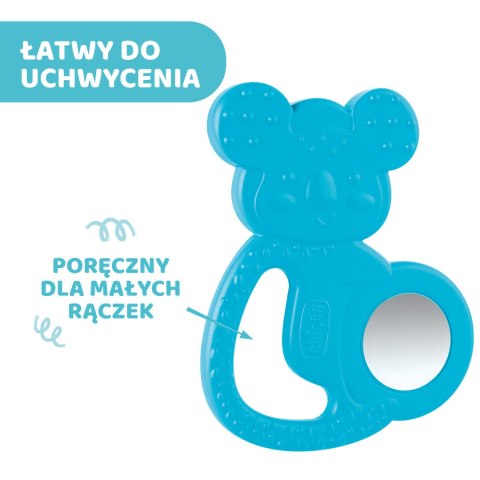CHICCO 4M+ Gryzak na ząbkowanie, koala ze stalą nierdzewną, dla chłopca