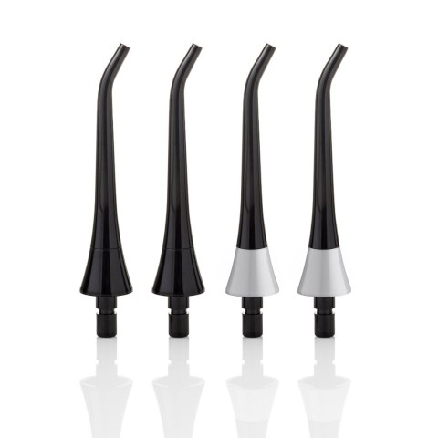 VITAMMY HYDRA CZARNE Końcówki do irygatora, precyzyjne czyszczenie, 4 szt.