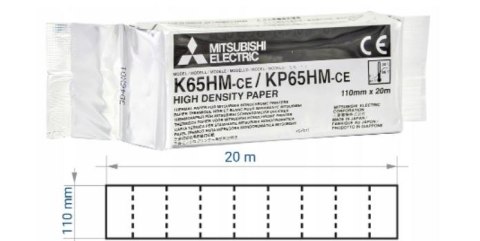 MITSUBISHI K-65HM 110x20 Papier do USG, wysokiej jakości bezpyłowy nadruk