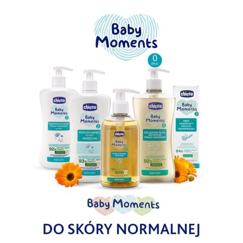 CHICCO BABY MOMENTS 0M+ 500 ml Płyn do kąpieli RELAX, z ekstraktem z malwy