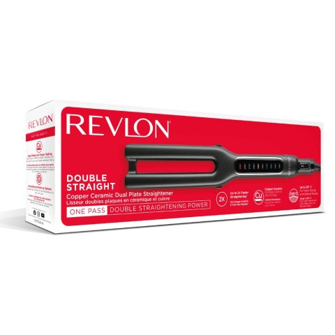 REVLON ONE-STEP DOUBLE STREIGHT RVST 2204E Prostownica do włosów, podwójna