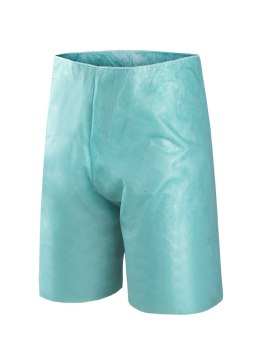 Spodenki dla pacjenta do badań, niebieskie, niejałowe, włóknina 25 g, 10 szt.