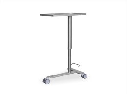 UBM LABO Stolik medyczny typu MAYO, stal nierdzewna, kółka z hamulcem