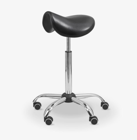 UBM ERGO SPS Taboret medyczny siodłowy z poliuretanu, regulacja 59-78 cm