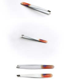 INNOXA EXPERT VM-T18C Pęseta wzorzysta 9,6 cm, biała, stal nierdzewna