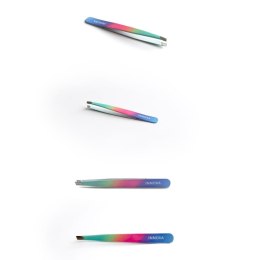 INNOXA EXPERT VM-T18C Pęseta wzorzysta 9,6 cm, fioletowo-różowo-turkusowa