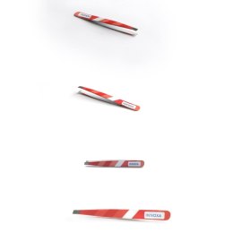 INNOXA EXPERT VM-T18C Pęseta wzorzysta 9,6 cm, prosta końcówka, stal nierdzewna