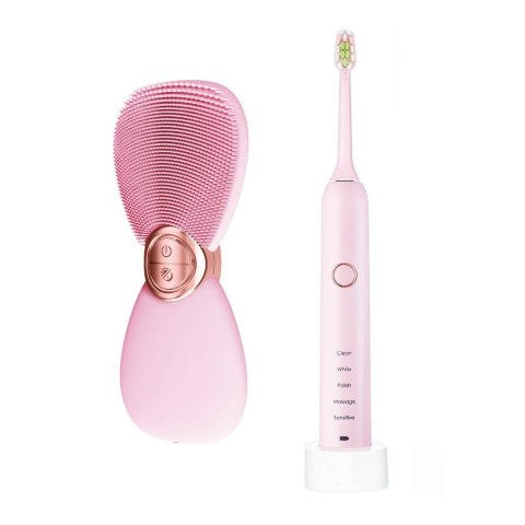 VITAMMY SYMPHONY&SILIKO Zestaw prezentowy - szczoteczka soniczna do zębów i twarzy