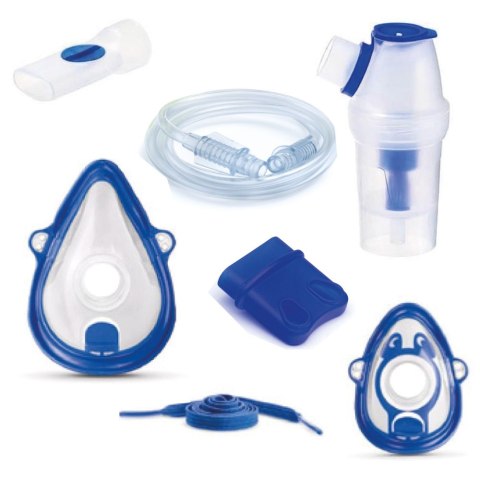 FLAEM RF6 PLUS KIT Zestaw akcesoriów nebulizator RF6, maski, ustnik, końcówka, przewód
