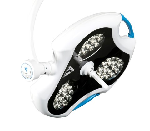 FAMED HELIOS 160/60C Lampa operacyjna LED sufitowa, 160 000 lx, dwuramienna