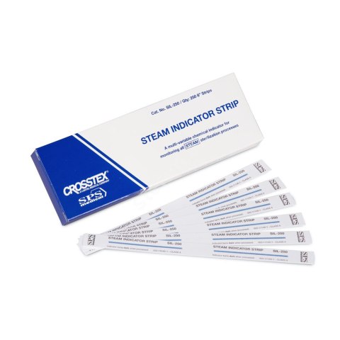 Paski testowe do autoklawu typ 4, test chemiczny do kontroli sterylizacji, 500 szt.