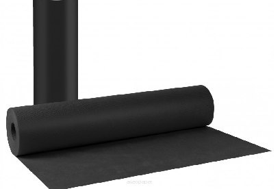 Podkład włókninowy 58 cm × 70 m, perforowany w rolce, do kozetek, czarny