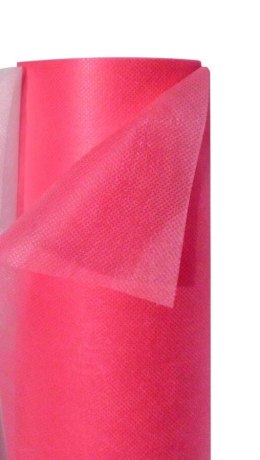 Podkład włókninowy na rolce, fuksja, 58 cm x 70 mb, perforacja