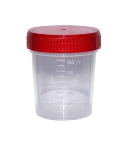 MARGOMED Pojemnik na mocz sterylny, 1 szt., z podziałką, bez ftalanów i PVC