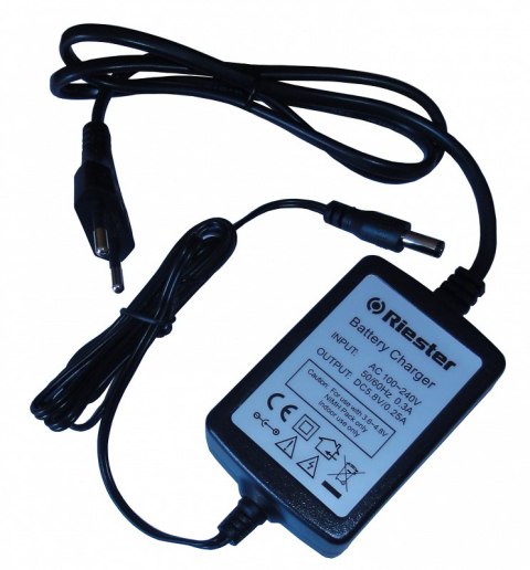 RIESTER CLAR N, RI-FOCUS Ładowarka do lamp czołowych, kompatybilna z Clar N