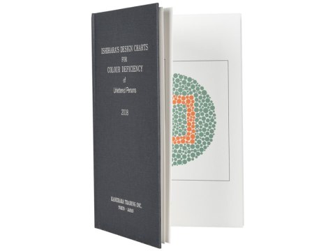 GIMA Tablica Ishihara dla analfabetów, test na ślepotę barw, 10 tablic