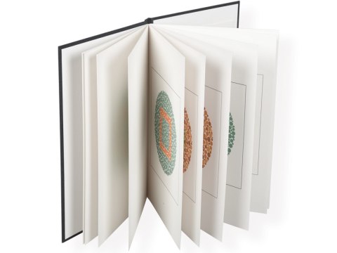 GIMA Tablica Ishihara dla analfabetów, test na ślepotę barw, 10 tablic