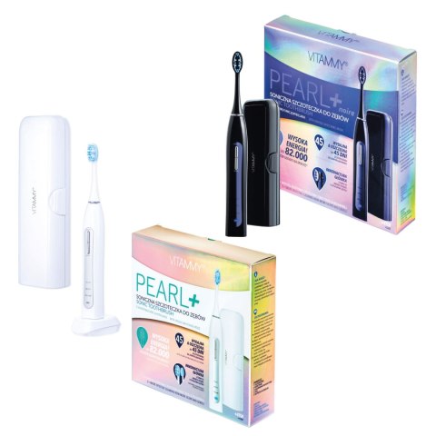 VITAMMY PEARL+ Z ETUI + PEARL+ NOIRE / Z ETUI Zestaw: szczoteczki soniczne