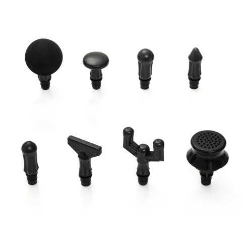 VITAMMY BODY 5 CZARNO-FIOLETOWY Pistolet do masażu ciała, mocny i efektywny