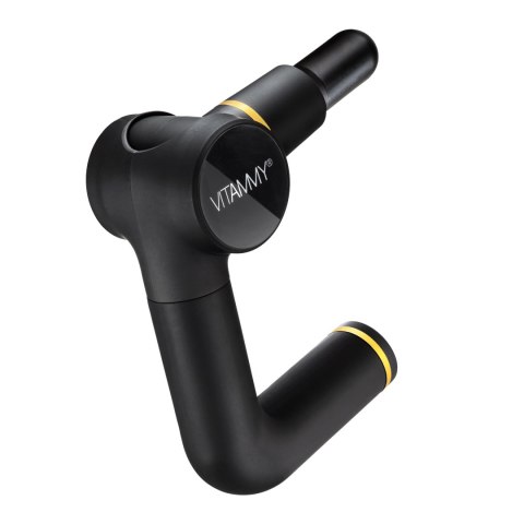 VITAMMY BODY 6 CZARNY Pistolet do masażu ciała, obrotowy uchwyt, lekki i bezpieczny