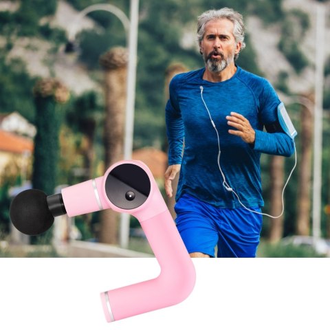 VITAMMY BODY 6 RÓŻOWY Pistolet do masażu ciała, ergonomiczny uchwyt obrotowy