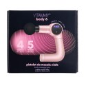 VITAMMY BODY 6 RÓŻOWY Pistolet do masażu ciała, ergonomiczny uchwyt obrotowy