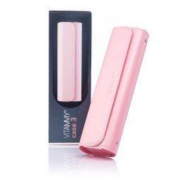 VITAMMY CASE 3 RÓŻOWE Etui podróżne na szczoteczkę soniczną Vitammy, imitacja skóry